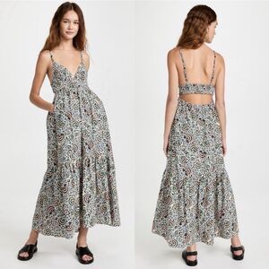 A.L.C. Rhodes Printed Cotton-Poplin Midi Dress, NWT, Size 4